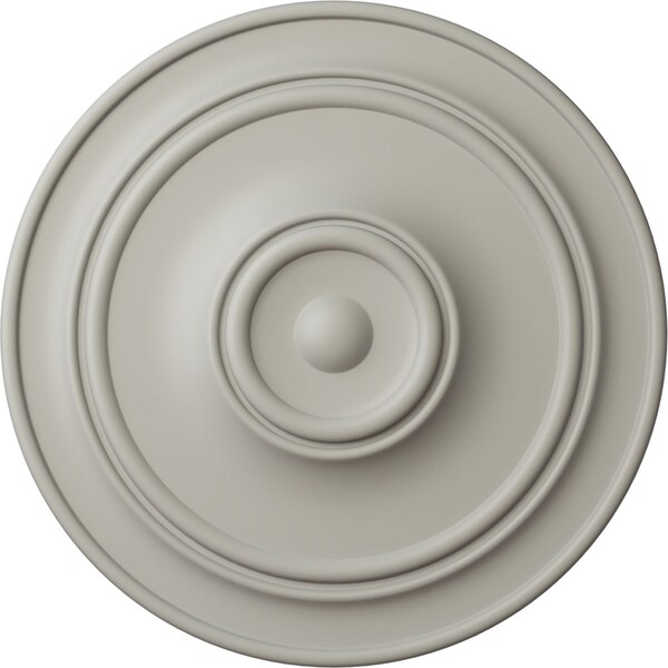 Ekena Millwork Small Classic Ceiling Medallion (Fits Canopies up to 10"), 40 1/4"OD x 3 1/8"P, Pot of Cream CM40CLPCF - main
